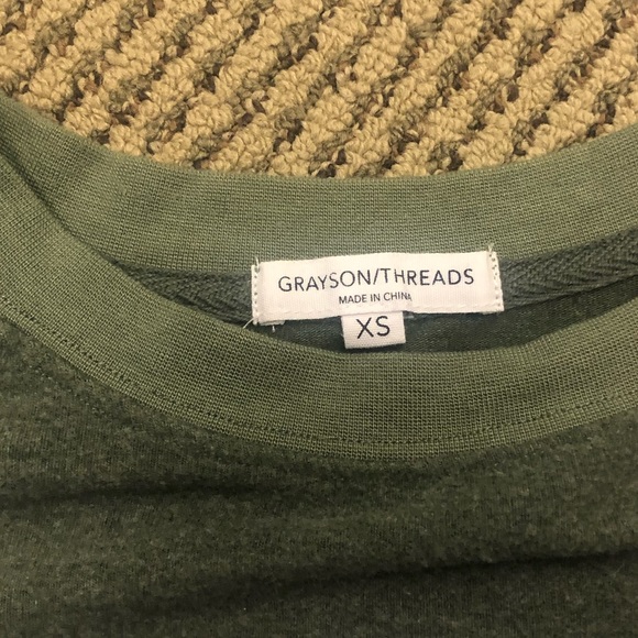 Grayson Threads Good Vibes Only Sweatshirt XS - Picture 3 of 3